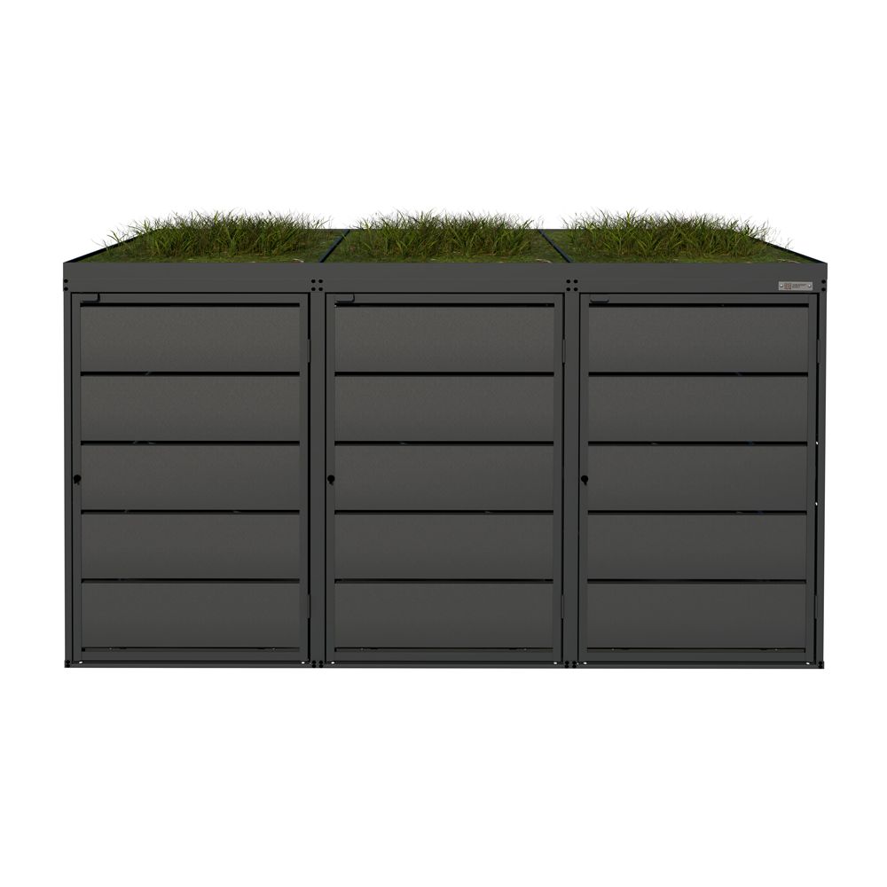 Zabudowa kosza AGRO 240L - 3 moduły - RAL 7016