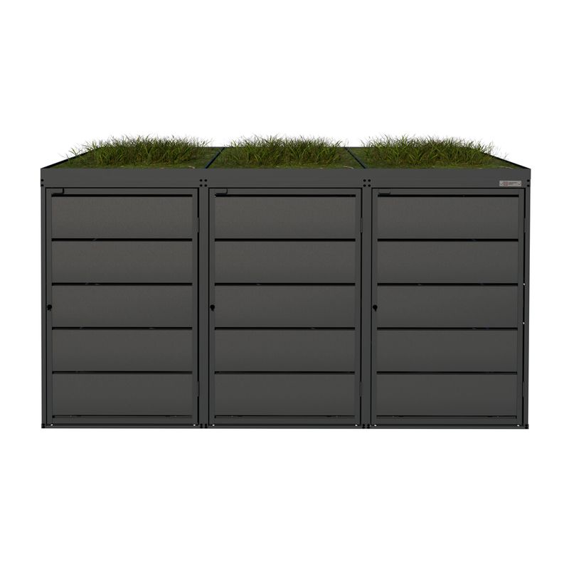 Zabudowa kosza AGRO 240L - 3 moduły - RAL 7016
