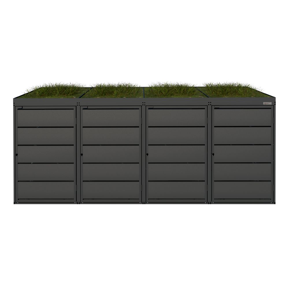 Zabudowa kosza AGRO 240L - 4 moduły - RAL 7016