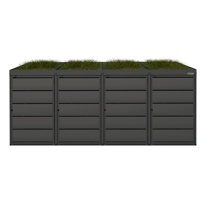 Zabudowa kosza AGRO 240L - 4 moduły - RAL 7016