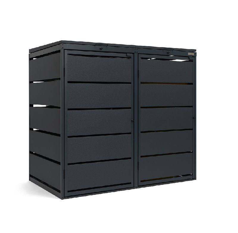 Zabudowa kosza 240L - 2 moduły - RAL 7016