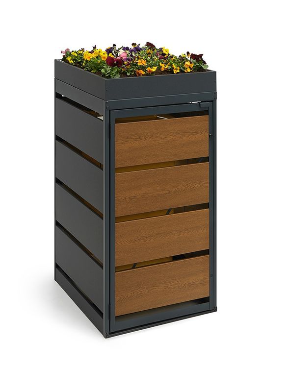 Zabudowa kosza AGRO 120L - 1 moduł - RAL 8003