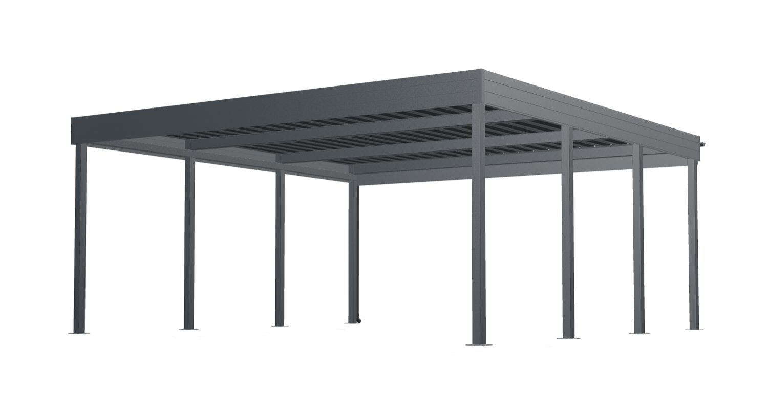 Carport Pojedynczy - Wycena Indywidualna z montażem • Aluminiowy | dhomes.pl
