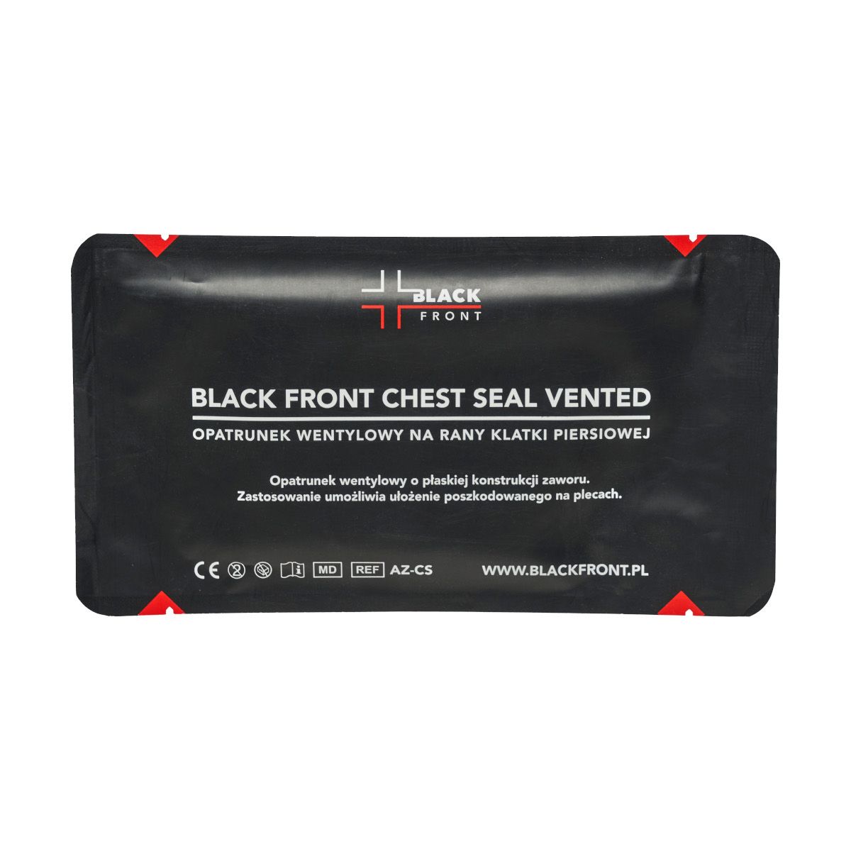 Opatrunek wentylowy Black Front Chest Seal Vented