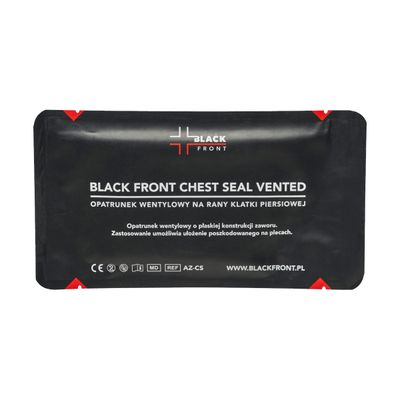Opatrunek wentylowy Black Front Chest Seal Vented