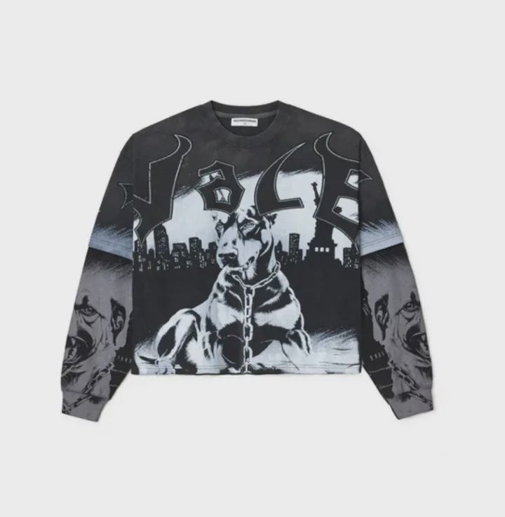 VALE DOG MONOCHROME L/S TEE