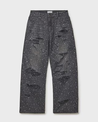 VALE CRYSTAL RAIN BLACK DENIM