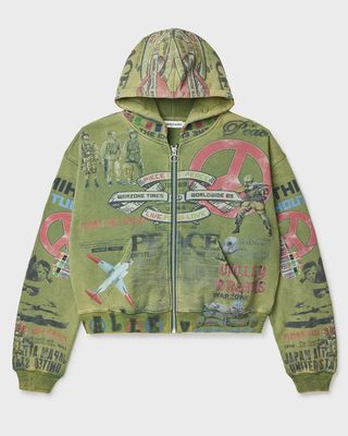 VALE FOREVER OLIVE PEACE HOODIE