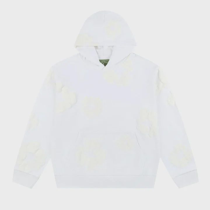 DENIM TEARS HOODIE &quot;WHITE MONO&quot;