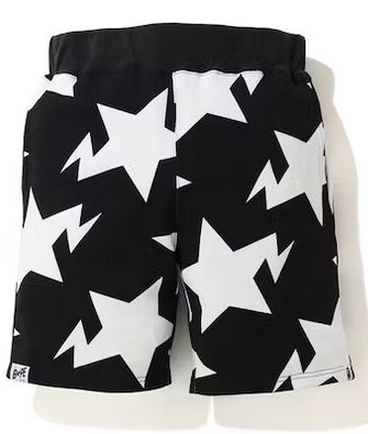 BAPESTA PATTERN SWEAT SHORTS