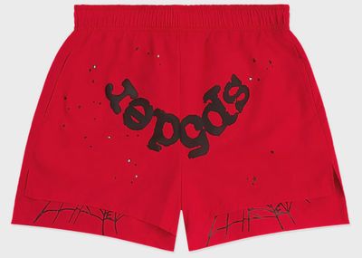 SP5DER OG WEB DOUBLE LAYER SHORT RED