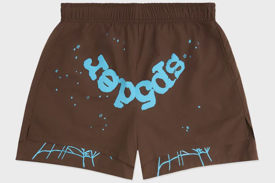 P5DER OG WEB DOUBLE LAYER SHORT BROWN