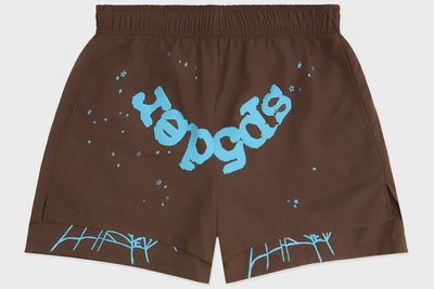 P5DER OG WEB DOUBLE LAYER SHORT BROWN