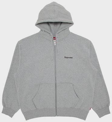 SUPREME CREST ZIP UP &quot;HEATHER GREY&quot;