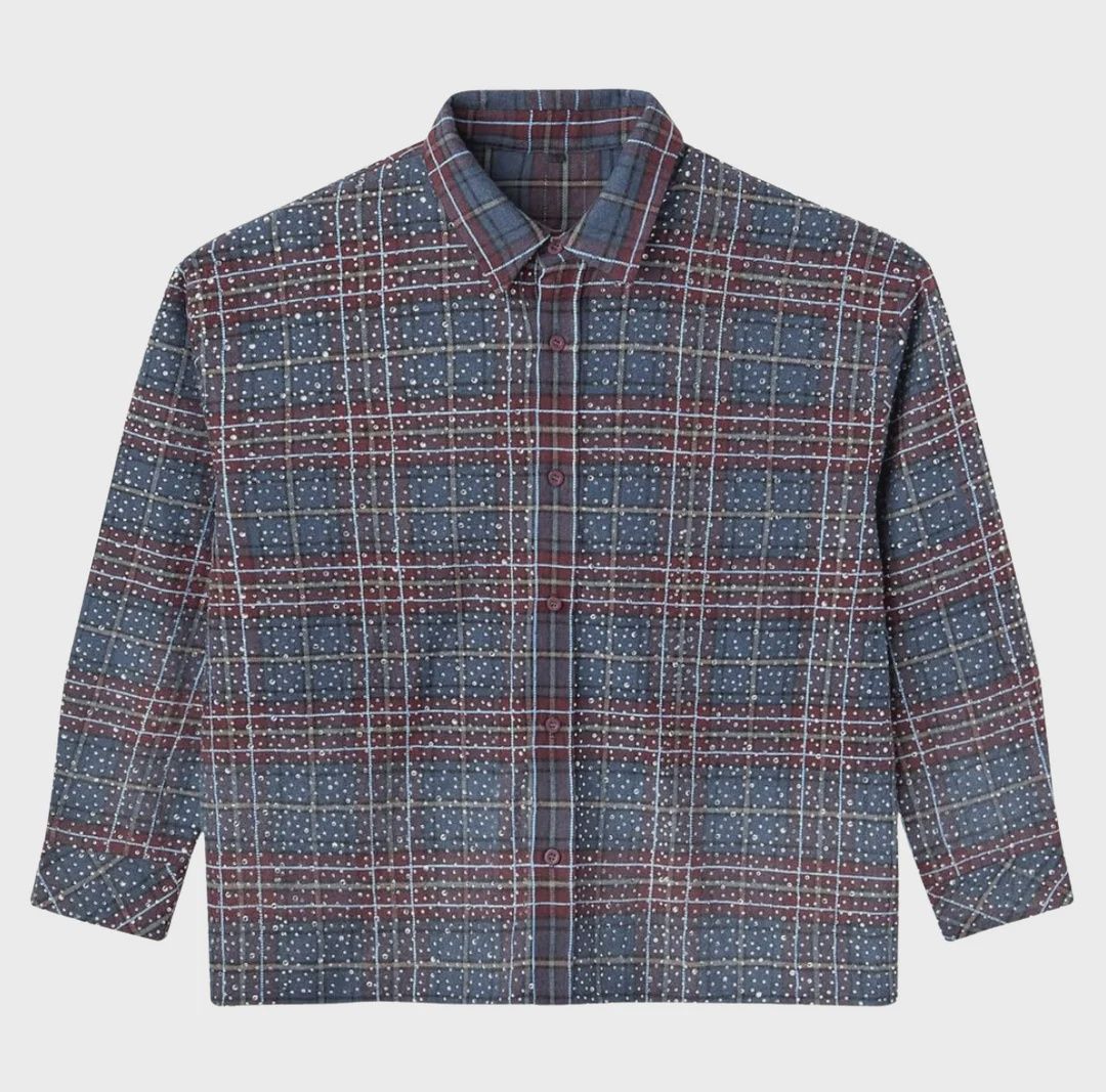 HAPPY MEMORIES DON&#39;T DIE (HMDD) &quot;DISCO&quot; CROPPED FLANNEL