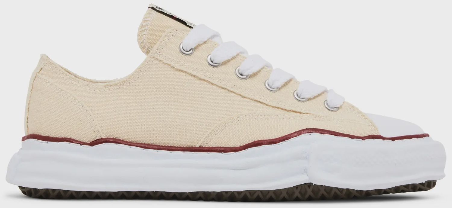 MAISON MIHARA YASUHIRO PETERSONS CANVAS LOW &quot;NATURAL&quot;