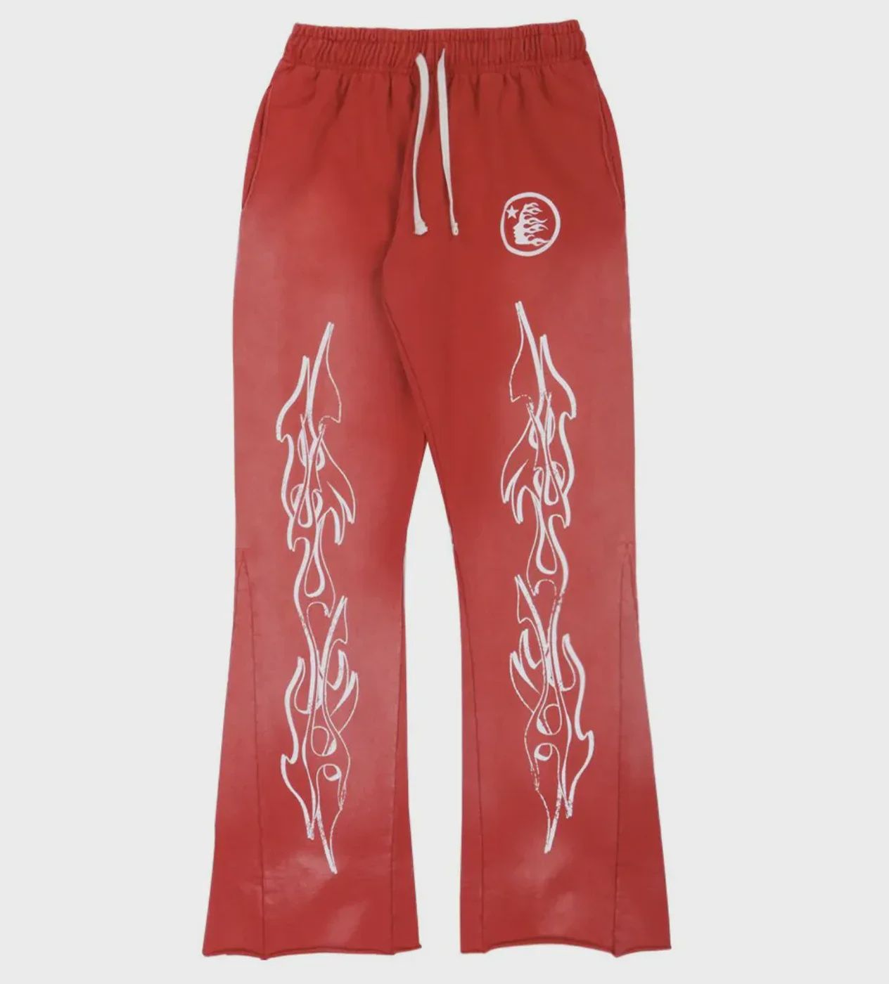 HELLSTAR STUDIOS RACER FLARE SWEATS RED