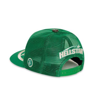 HELLSTAR BIG LOGO TRUCKER HAT “GREEN”