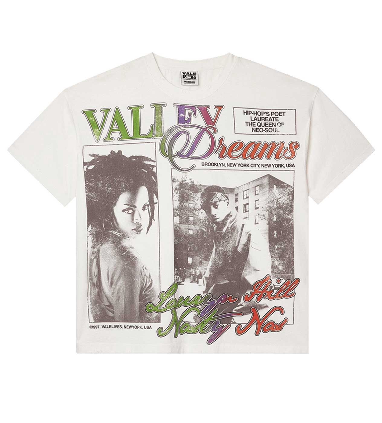 VALE FOREVER POETRY TEE WHITE