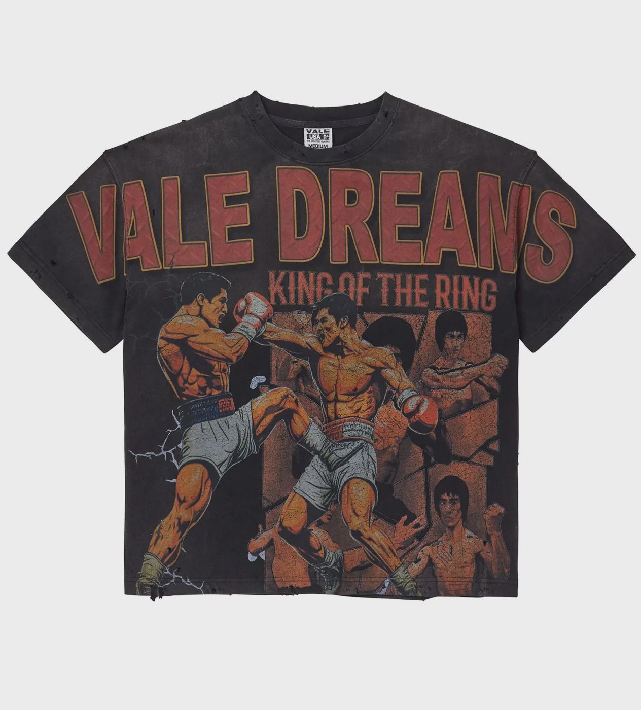 VALE FOREVER SHATTERED FIST TEE BLACK