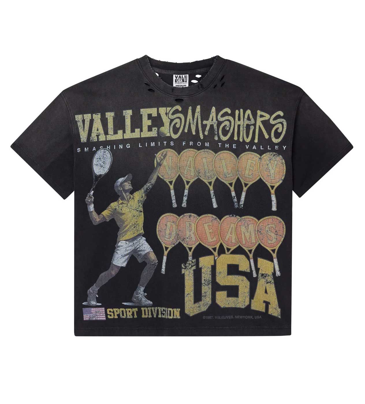 VALE FOREVER WIMBLEDON TEE BLACK