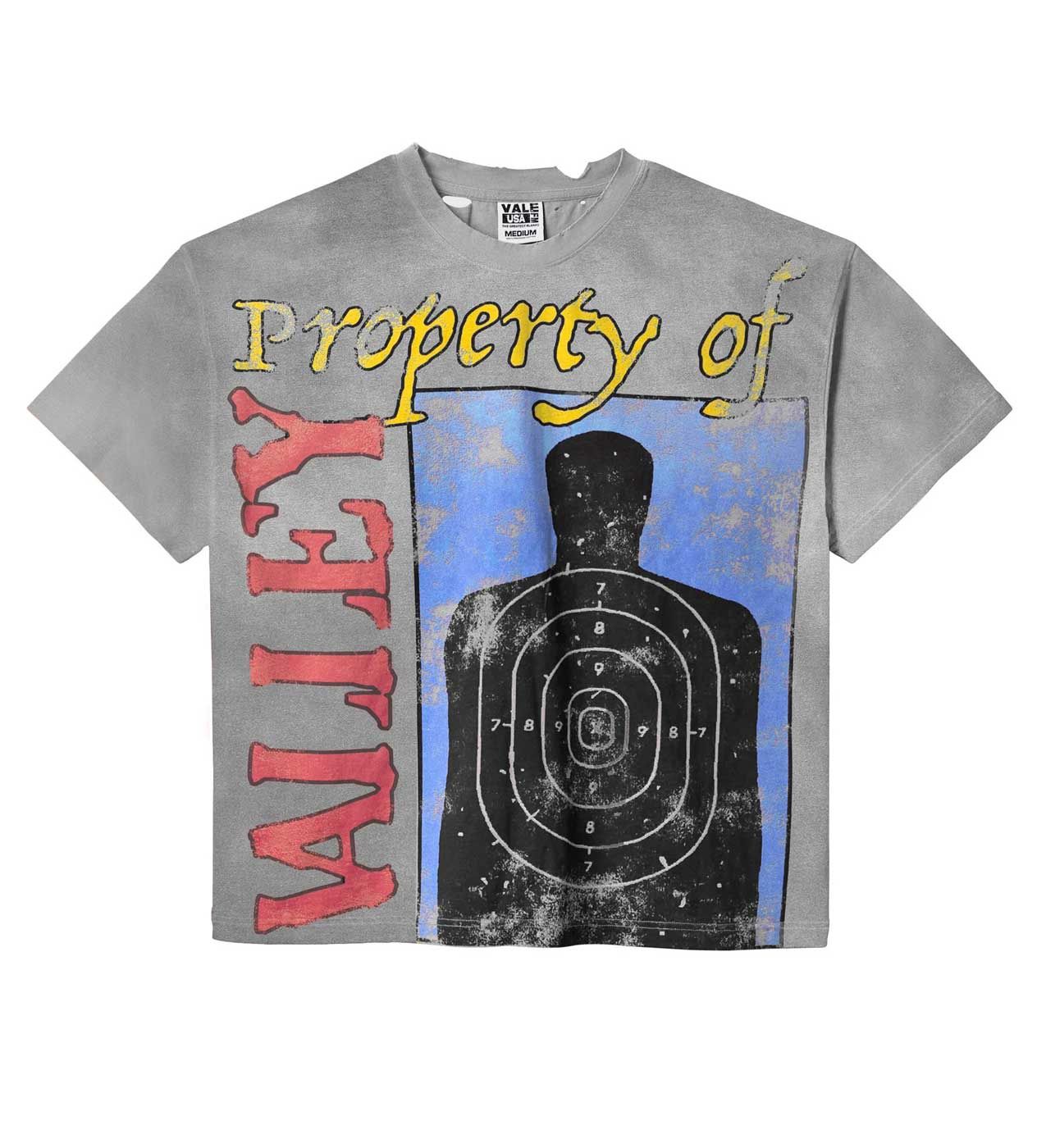 VALE FOREVER TARGET PRACTICE TEE CHARCOAL