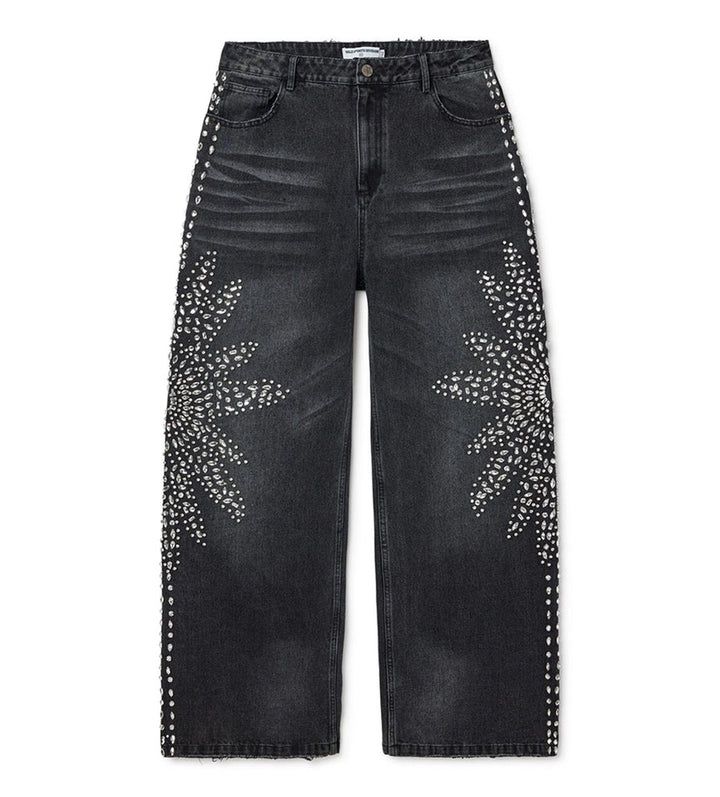 VALE FOREVER SIREN DENIM PANTS BLACK