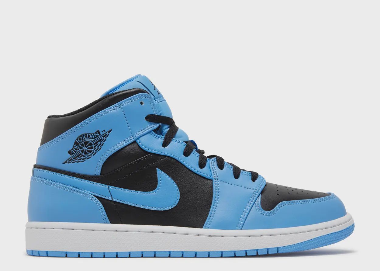 JORDAN 1 MID &quot;UNIVERSITY BLUE BLACK&quot;