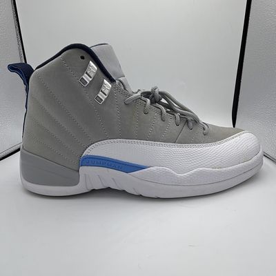JORDAN 12 “GREY UNIVERSITY BLUE” SZ8.5