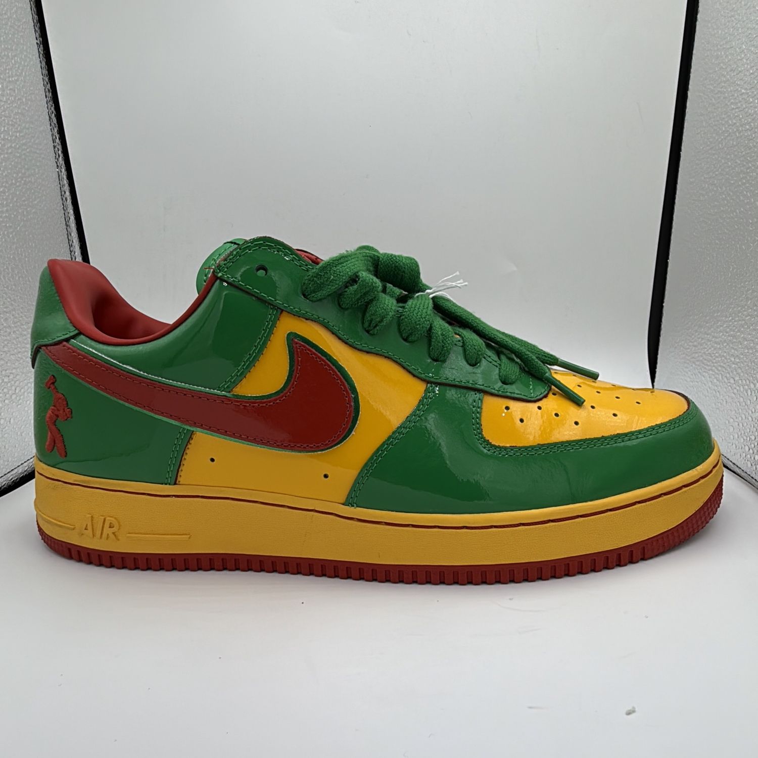 NIKE AIR FORCE 1 LOW X LIL YACHTY &quot;CONCRETE BOYS &quot;LUCKY GREEN&quot; SZ13