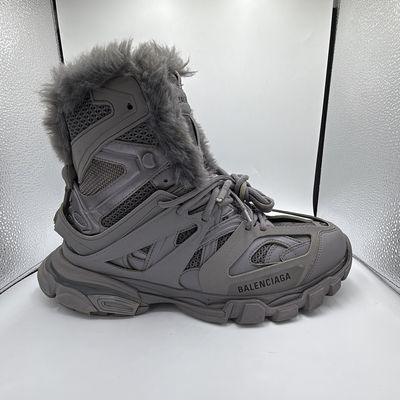 BALENCIAGA TRACK HIKE FAUX FUR-LINED