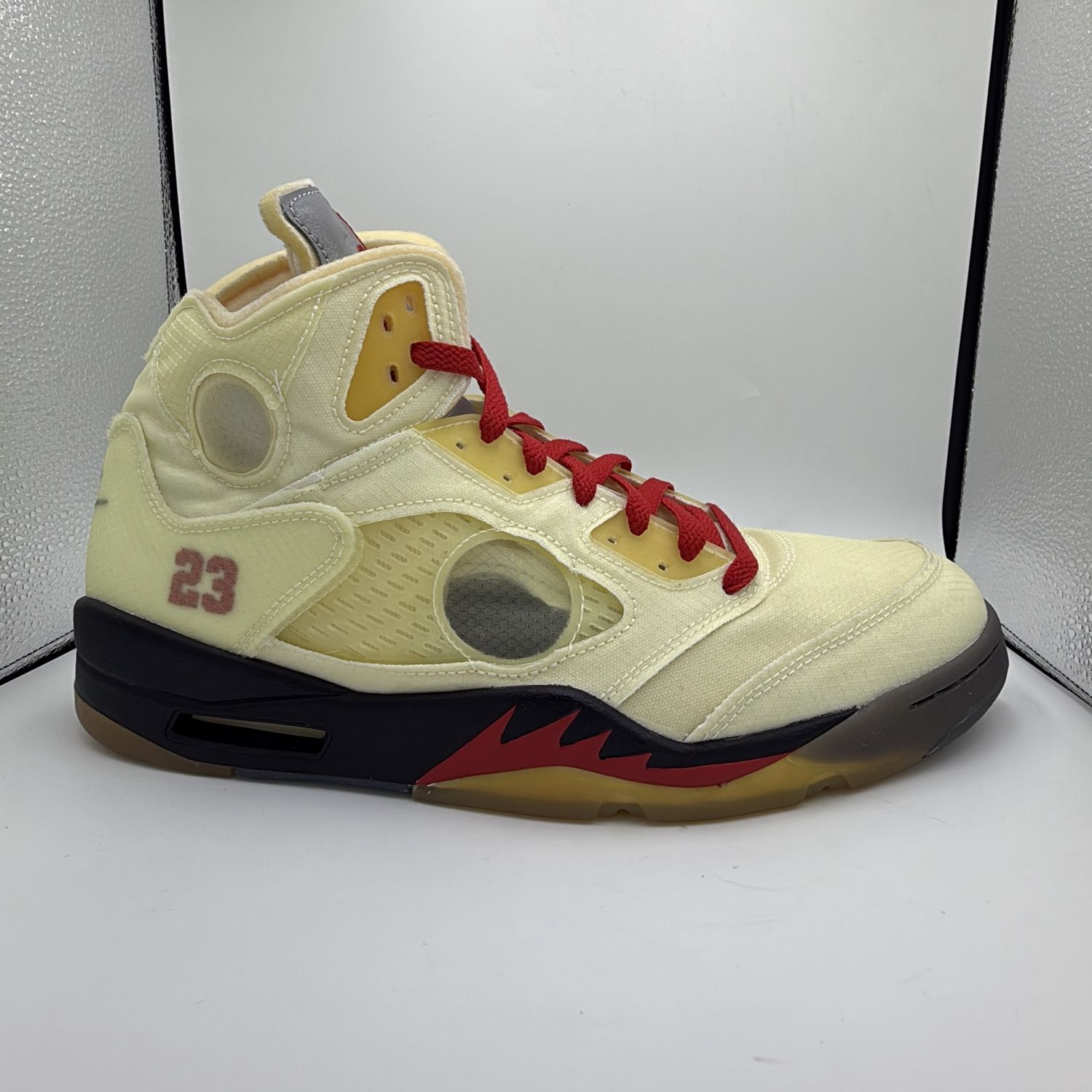 JORDAN 5 X OFF WHITE “SAIL” SZ 12.5