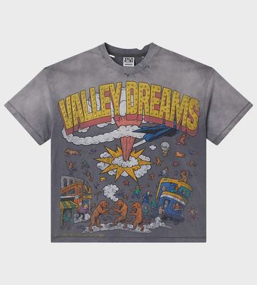 VALE FOREVER CHAOS BLING TEE GREY