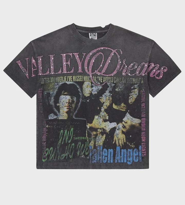 VALE FOREVER FALLEN BLING TEE BLACK