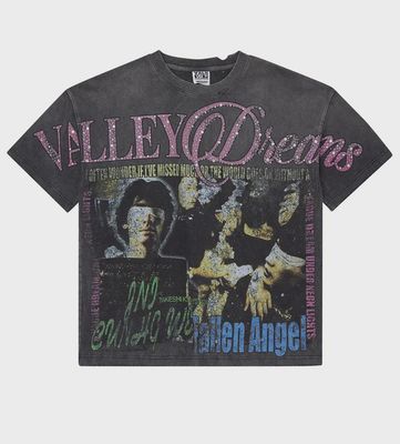 VALE FOREVER FALLEN BLING TEE BLACK