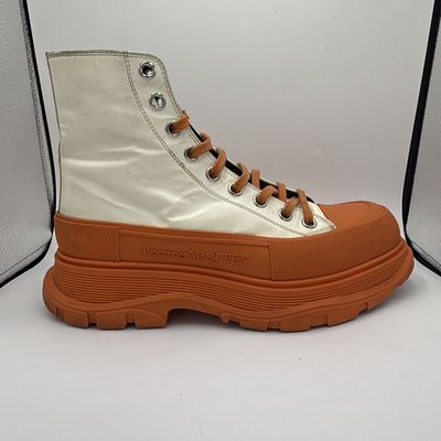 ALEXANDER MCQUEEN TREAD SLICK BOOT &quot;ORANGE&quot; SZ 11 N.B. SZ 41 N.B.