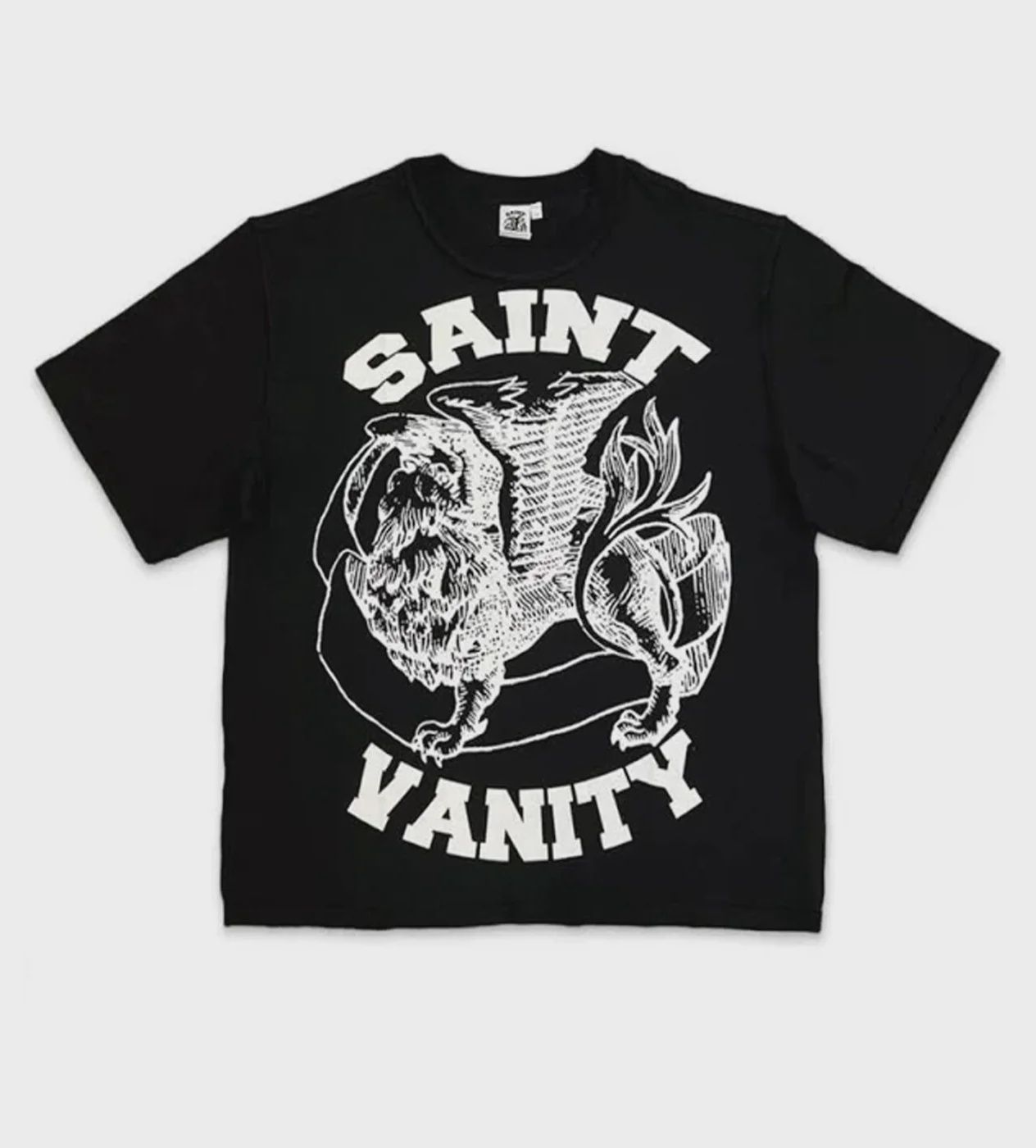 SAINT VANITY GRIFFIN TEE BLACK