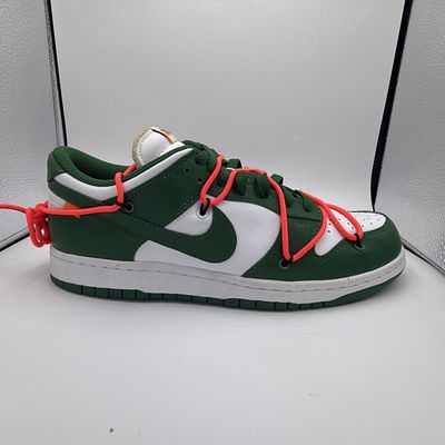 NIKE DUNK X OFF WHITE &quot;PINE GREEN&quot; SZ 9.5 N.B.