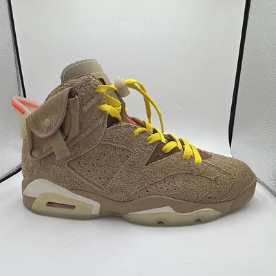 JORDAN 6 X TRAVIS SCOTT &quot;BRITISH KHAKI&quot;  SZ 10 N.B.