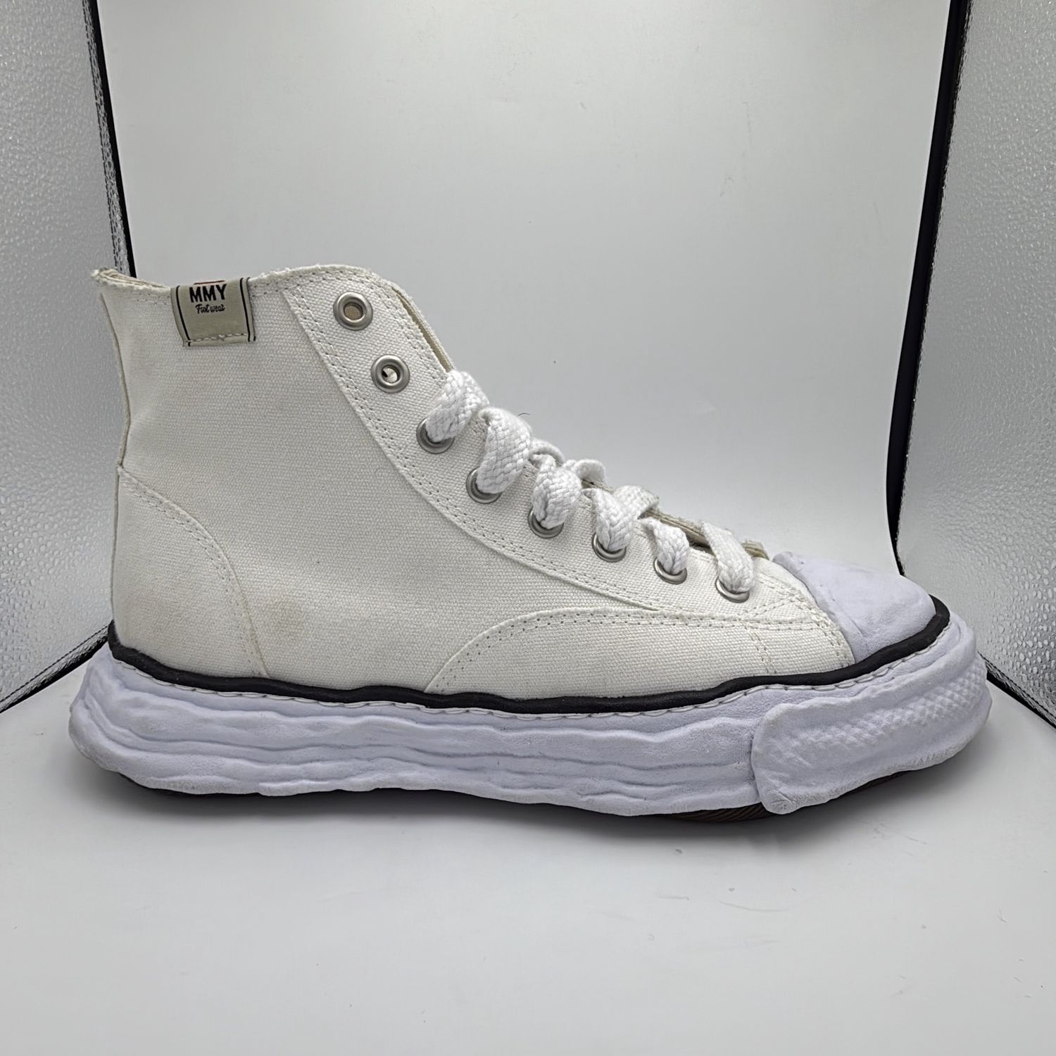 MAISON MIHARA YASUHIRO PETERSON CANVAS HIGH &quot;WHITE&quot; SZ 44