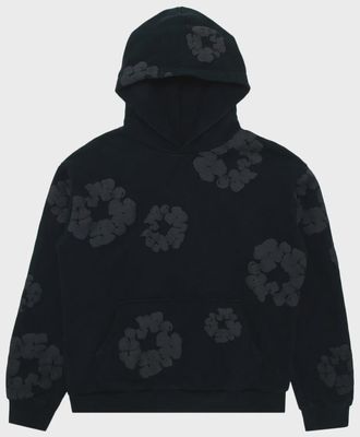DENIM TEARS HOODIE "BLACK MONOCHROME"