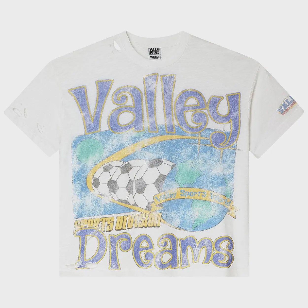 VALE FOREVER FUTBALL TEE&quot;WHITE&quot;