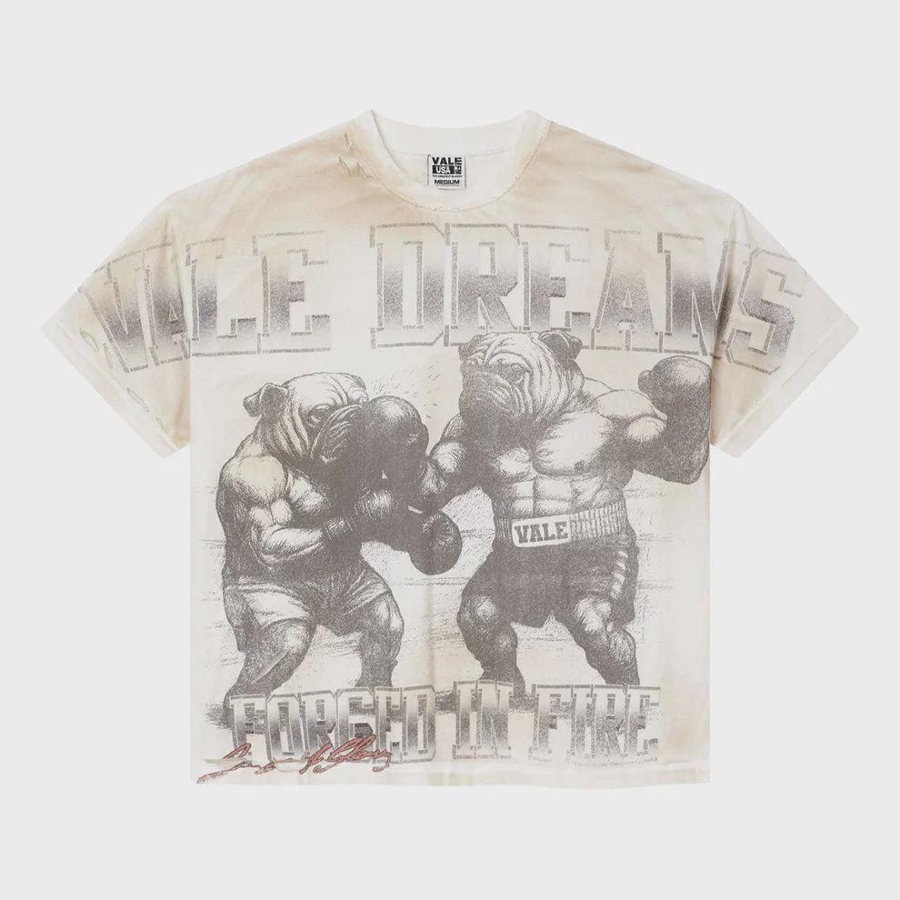 VALE FOREVER FORGED BIG TEE &quot;OFF WHITE&quot;
