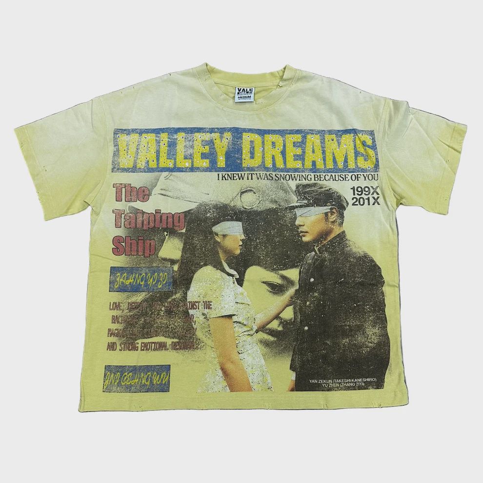 VALE FOREVER THE CROSS BLING TEE &quot;YELLOW&quot;