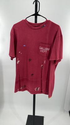 GALLERY DEPT RED SPLATTER T SHIRT