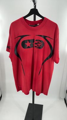 HELLSTAR WARM UP T SHIRT "RED"