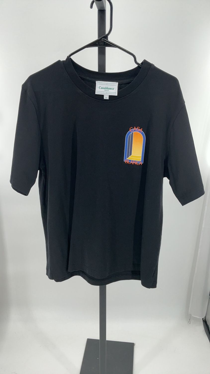 CASA BLANCA L&#39;ARCHE DE NUIT T SHIRT &quot;BLACK&quot;