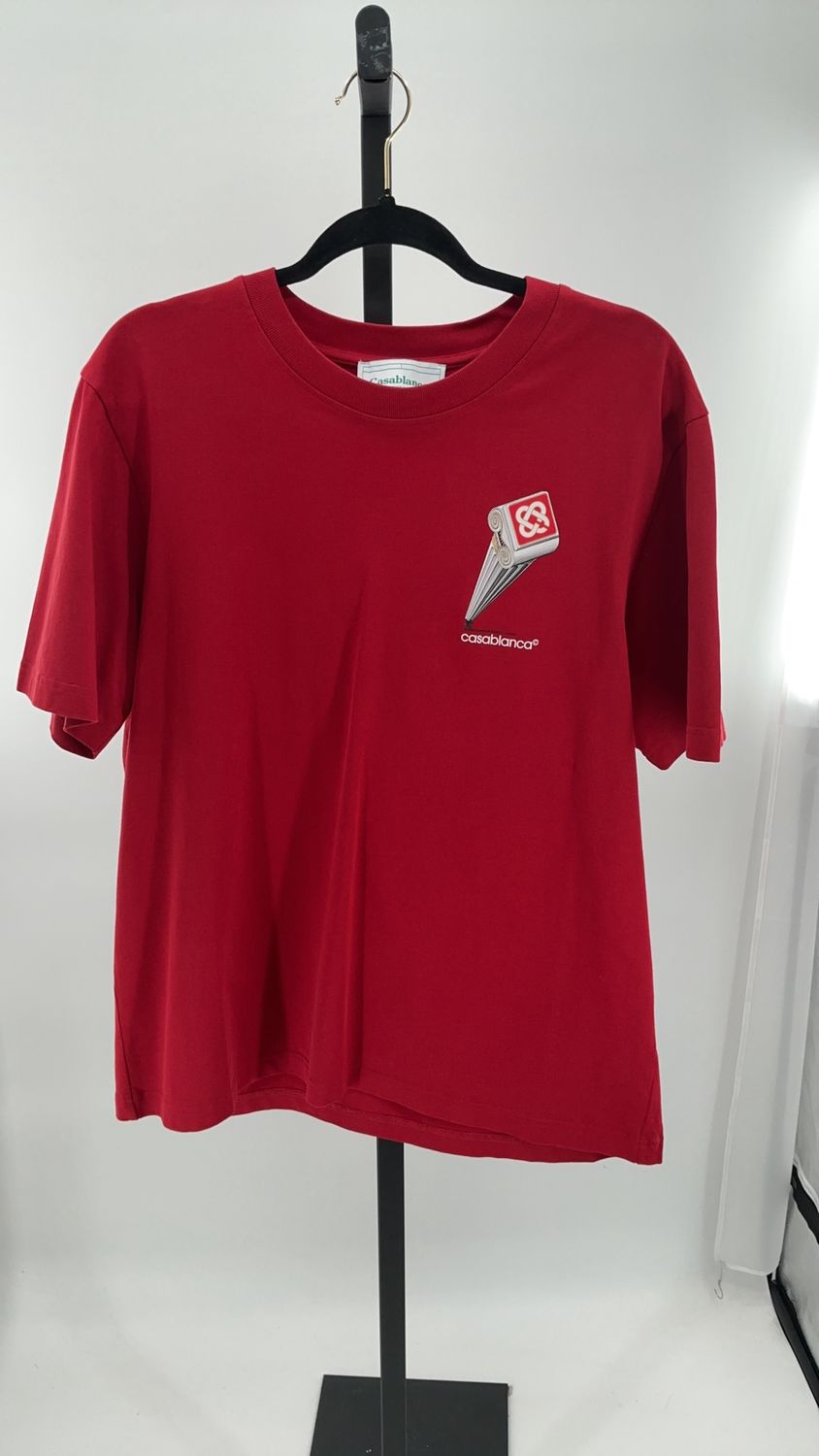 CASA BLANCA LEANING COLUM TEE &quot;RED&quot;