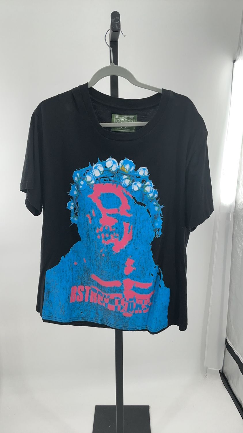DENIM TEARS BSTROY TEARS JESUS SHIRT