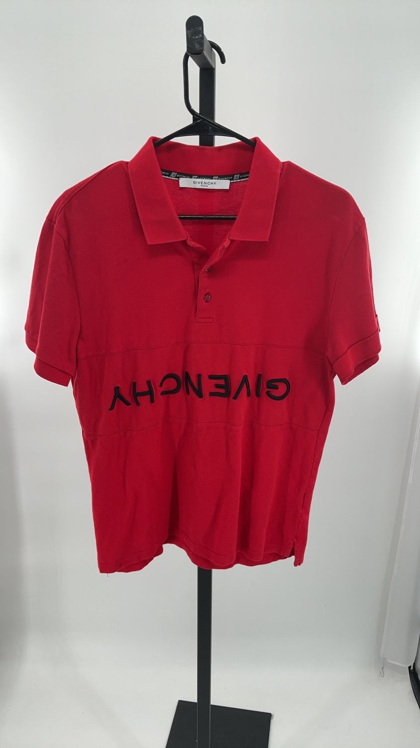 GIVENCHY RED POLO SHIRT